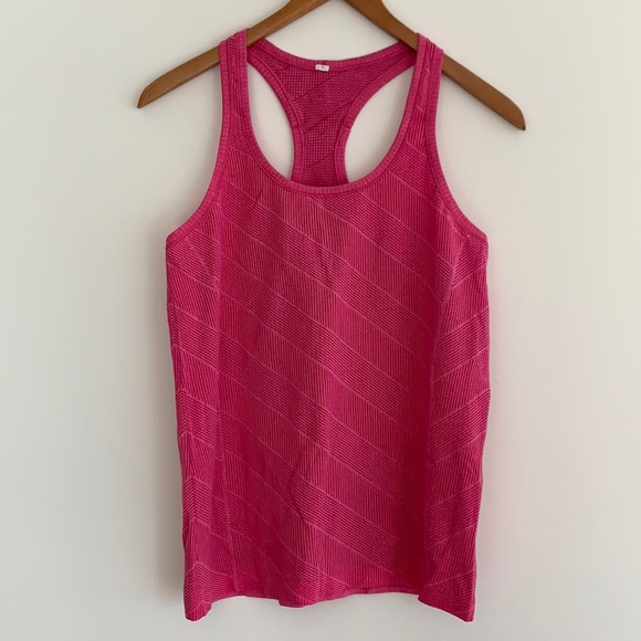lululemon athletica Tops - lululemon Swiftly Tech Racerback Tank Pink Sz10